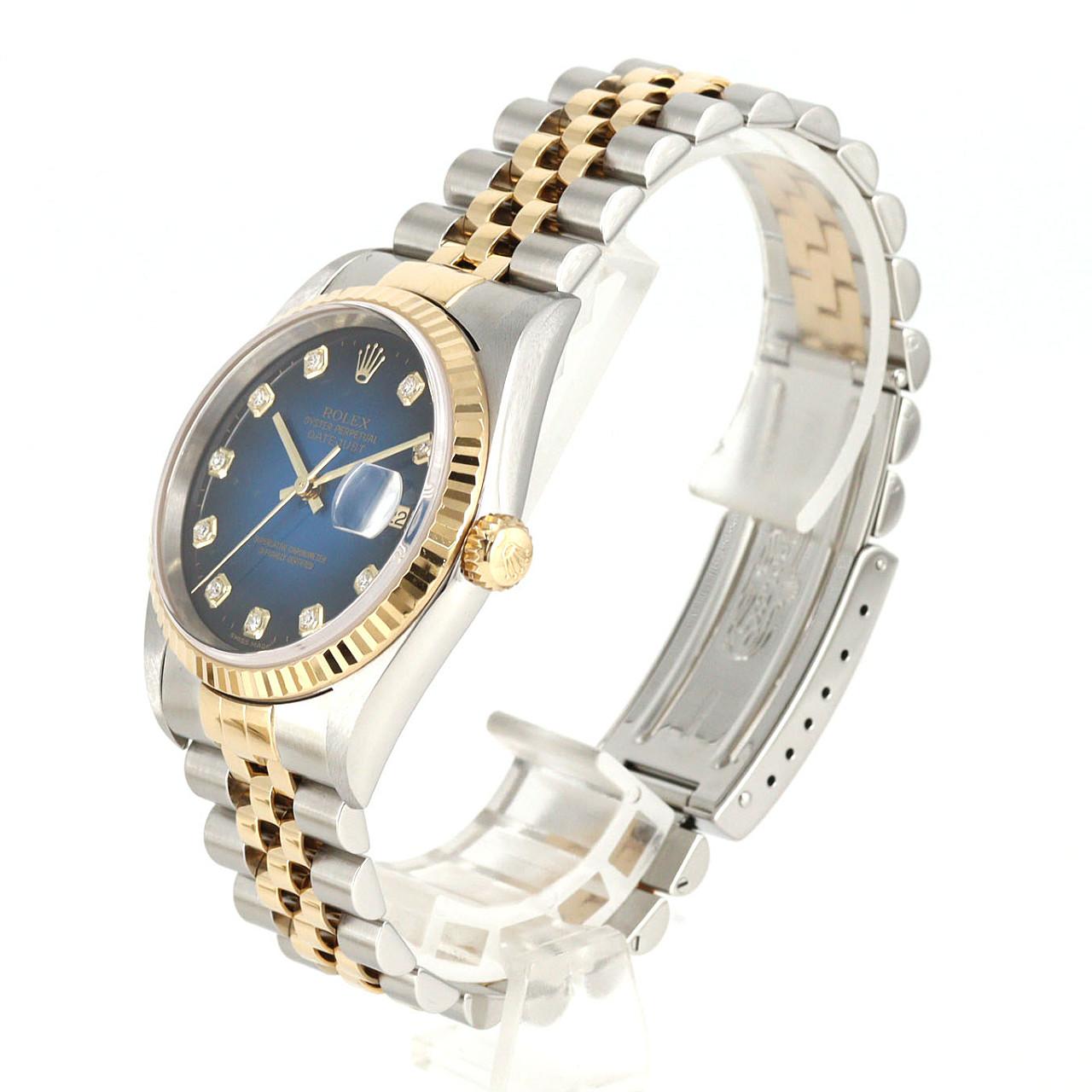 ロレックス デイトジャスト 16233G SSxYG 自動巻 P番