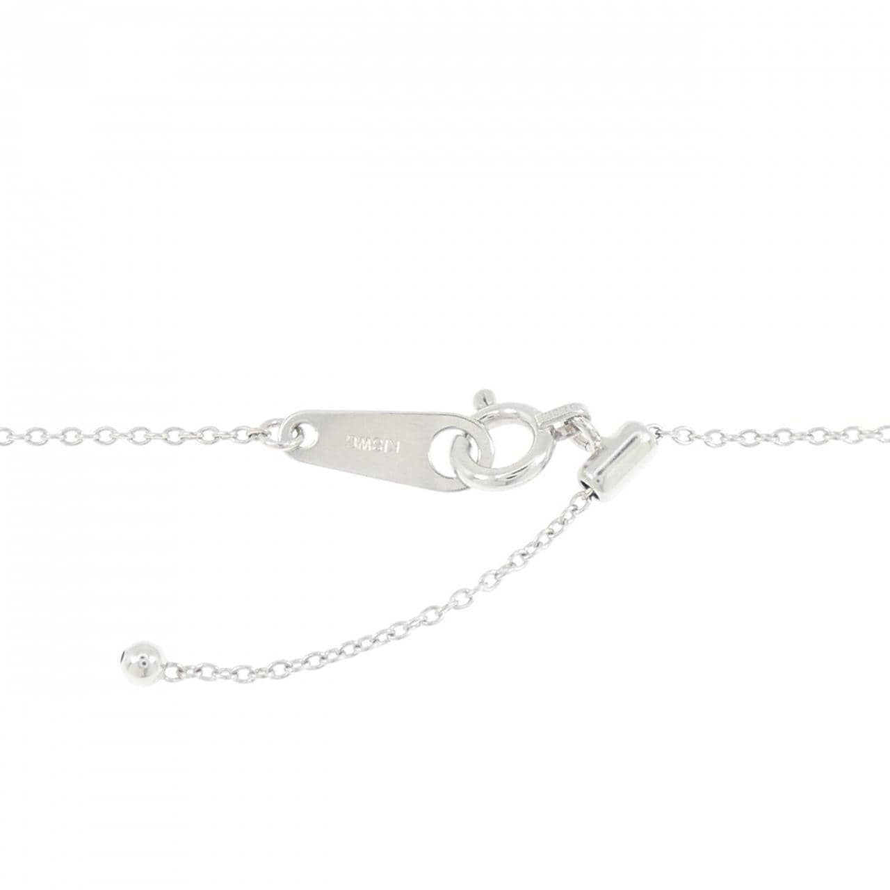 K18WG ダイヤモンド ネックレス 0.20CT