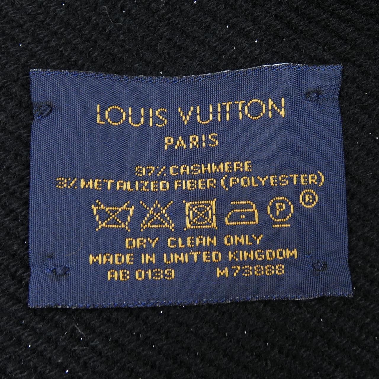 ルイヴィトン LOUIS VUITTON エシャルプ レイキャビック スパークル M73888 MUFFLER