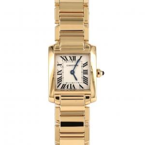 カルティエ タンクフランセーズSM YG W50002N2 YG クォーツ