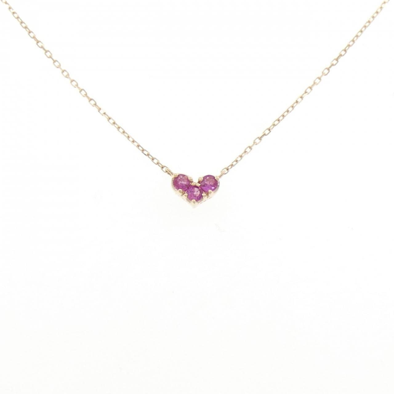 ポンテヴェキオ ルビー ネックレス 0.11CT
