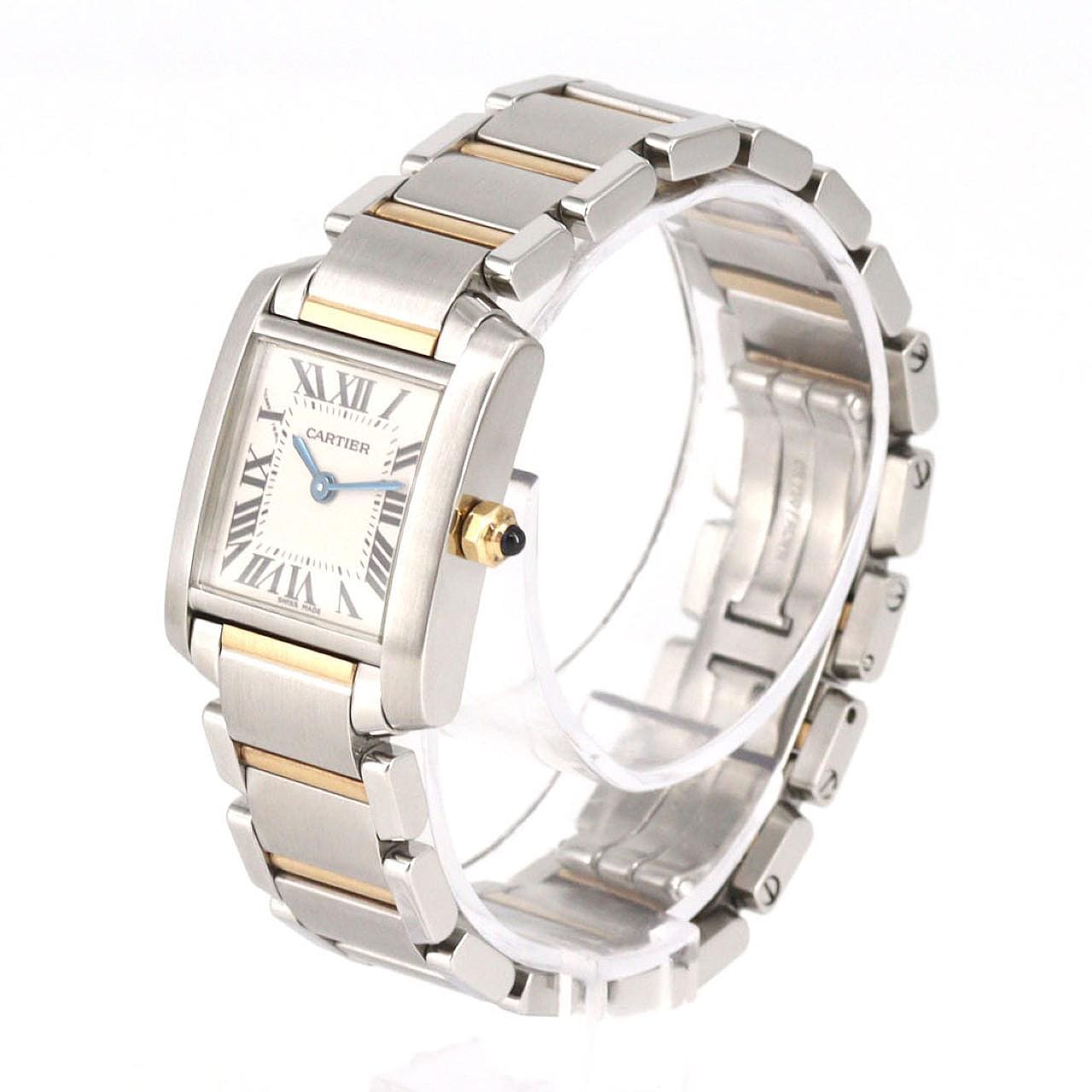 カルティエ タンクフランセーズSM コンビ W51007Q4 SSxYG クォーツ