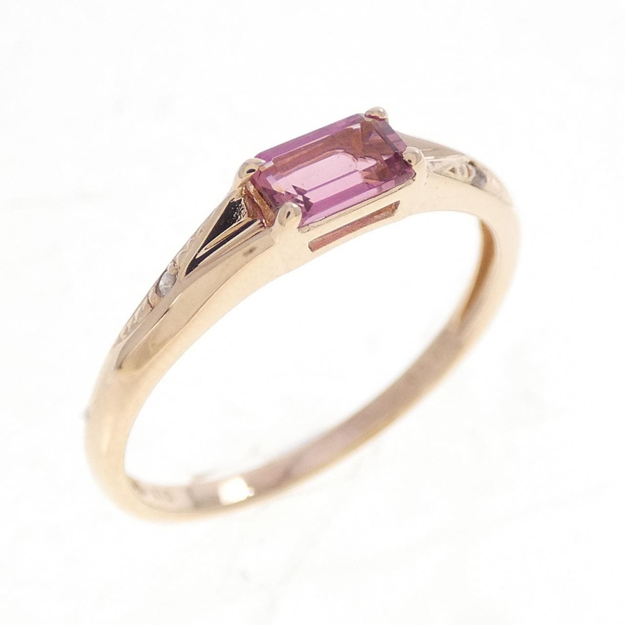 K10PG トルマリン リング 0.30CT