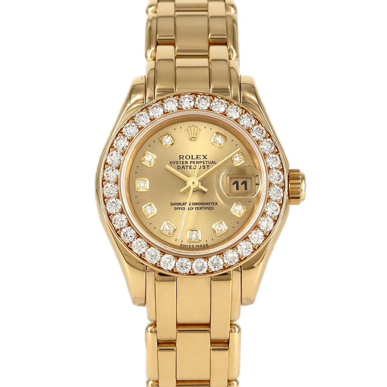 ロレックス パールマスター 69298G YG 自動巻 W番