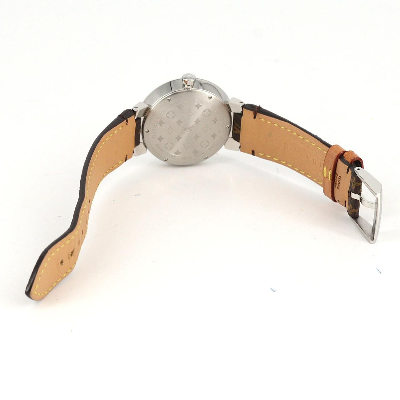 ルイヴィトン タンブールモノグラム･8P Q13MJ SS クォーツ