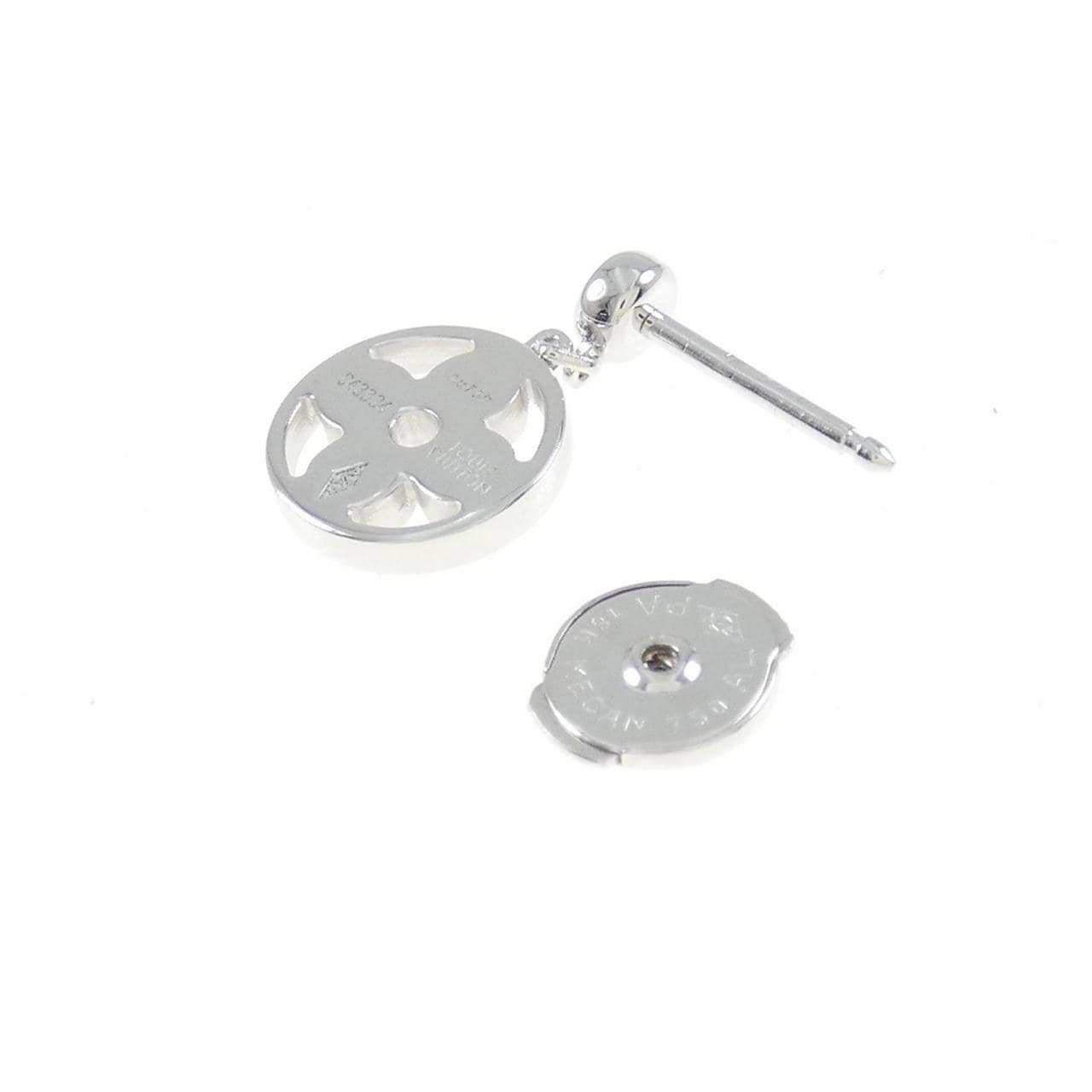 LOUIS VUITTON Vuitton Monogram Earrings One Ear