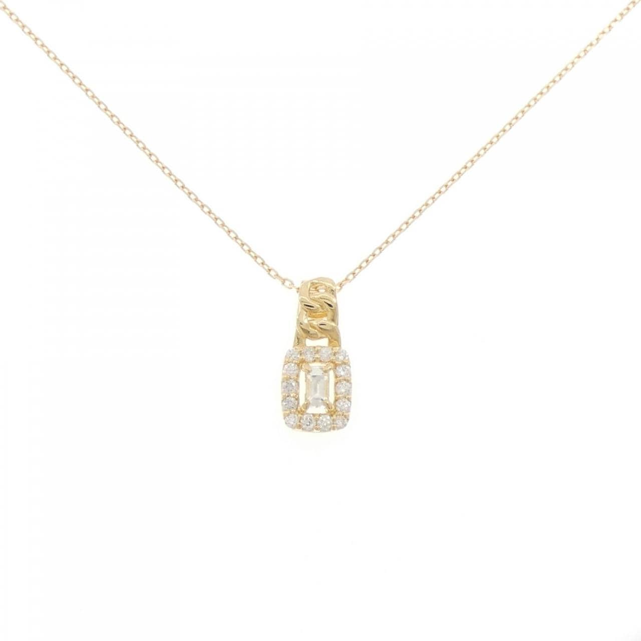 【新品】K18YG ダイヤモンド ネックレス 0.15CT