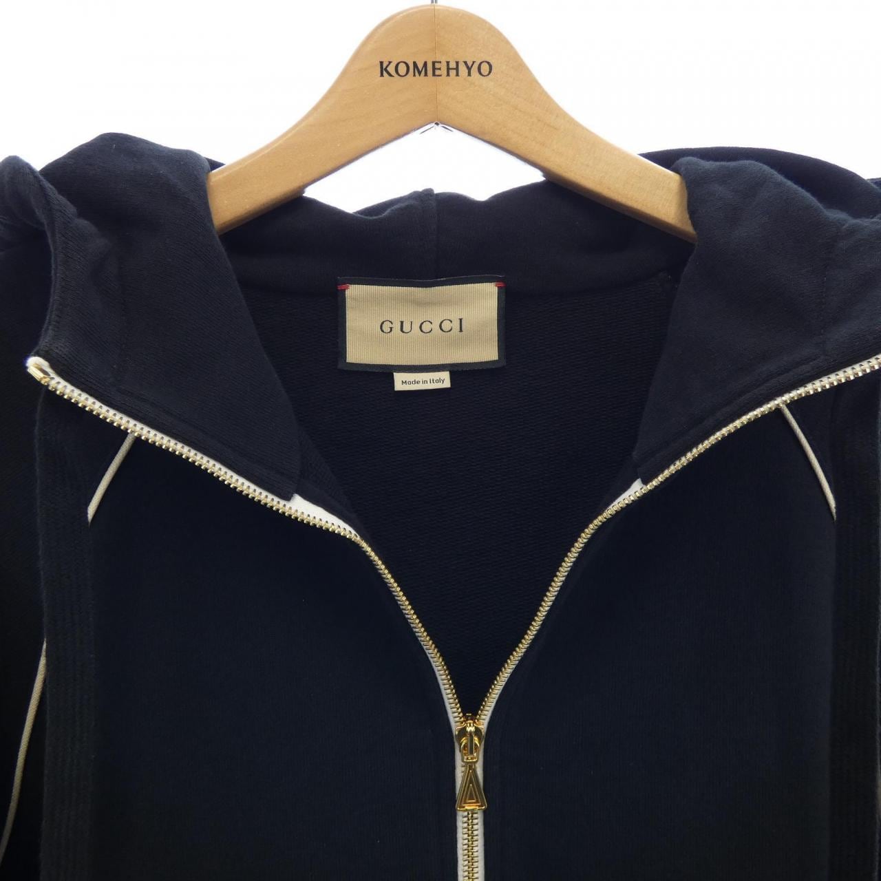 グッチ GUCCI ウェブ&GUCCIラベル付きスウェットシャツ 645320 XJDAK パーカー