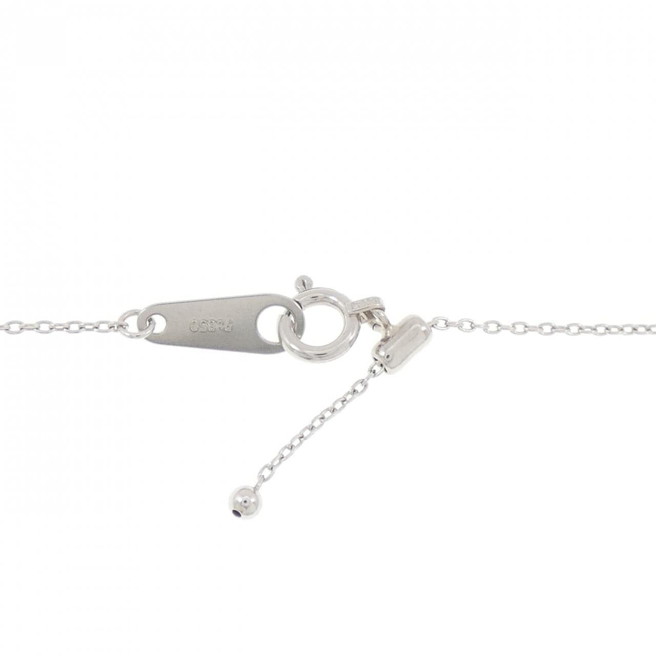 PT900/PT850 パライバトルマリン ネックレス 0.16CT