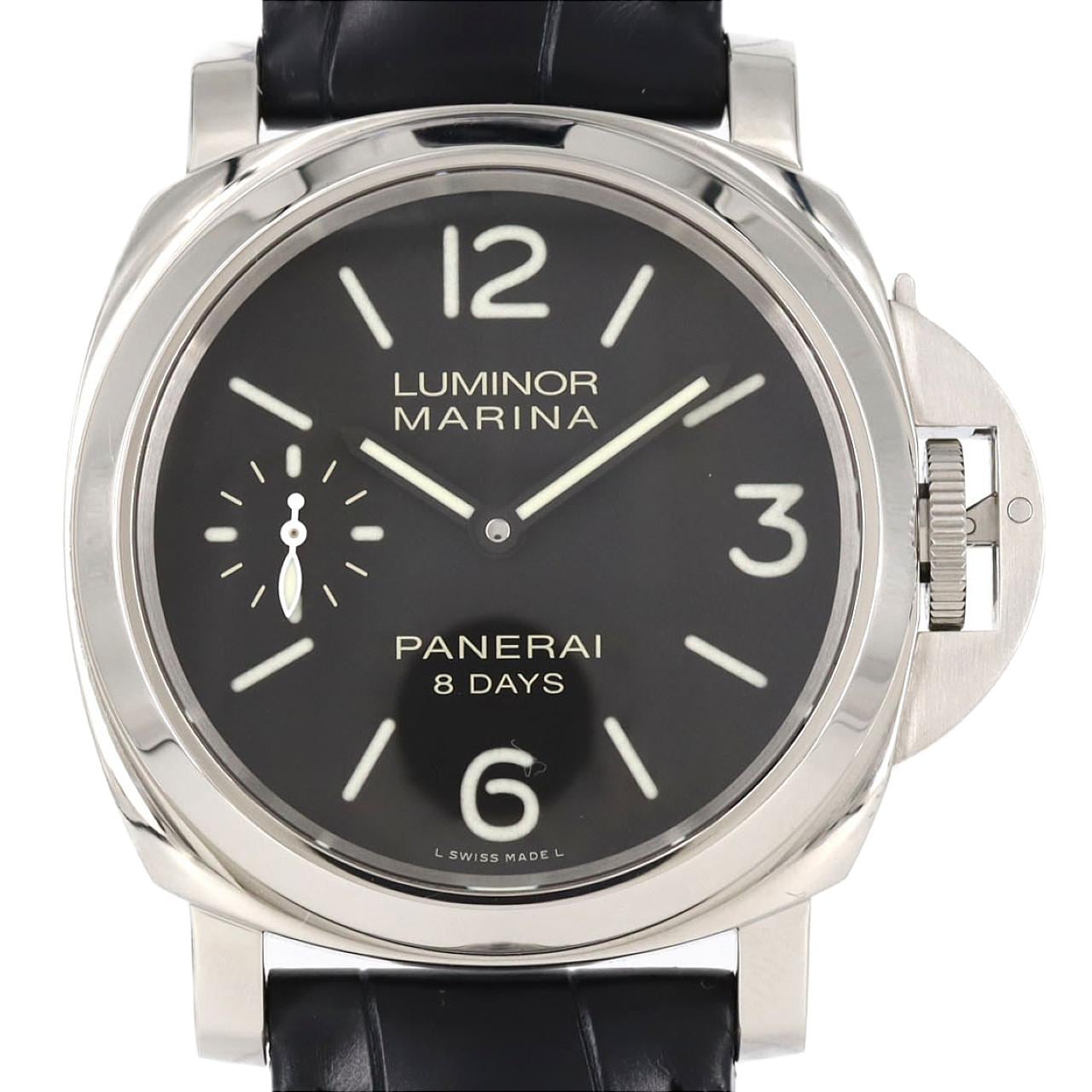PANERAI Luminor Marina 8 天动力储存 Acciaio PAM00510 不锈钢手动上弦