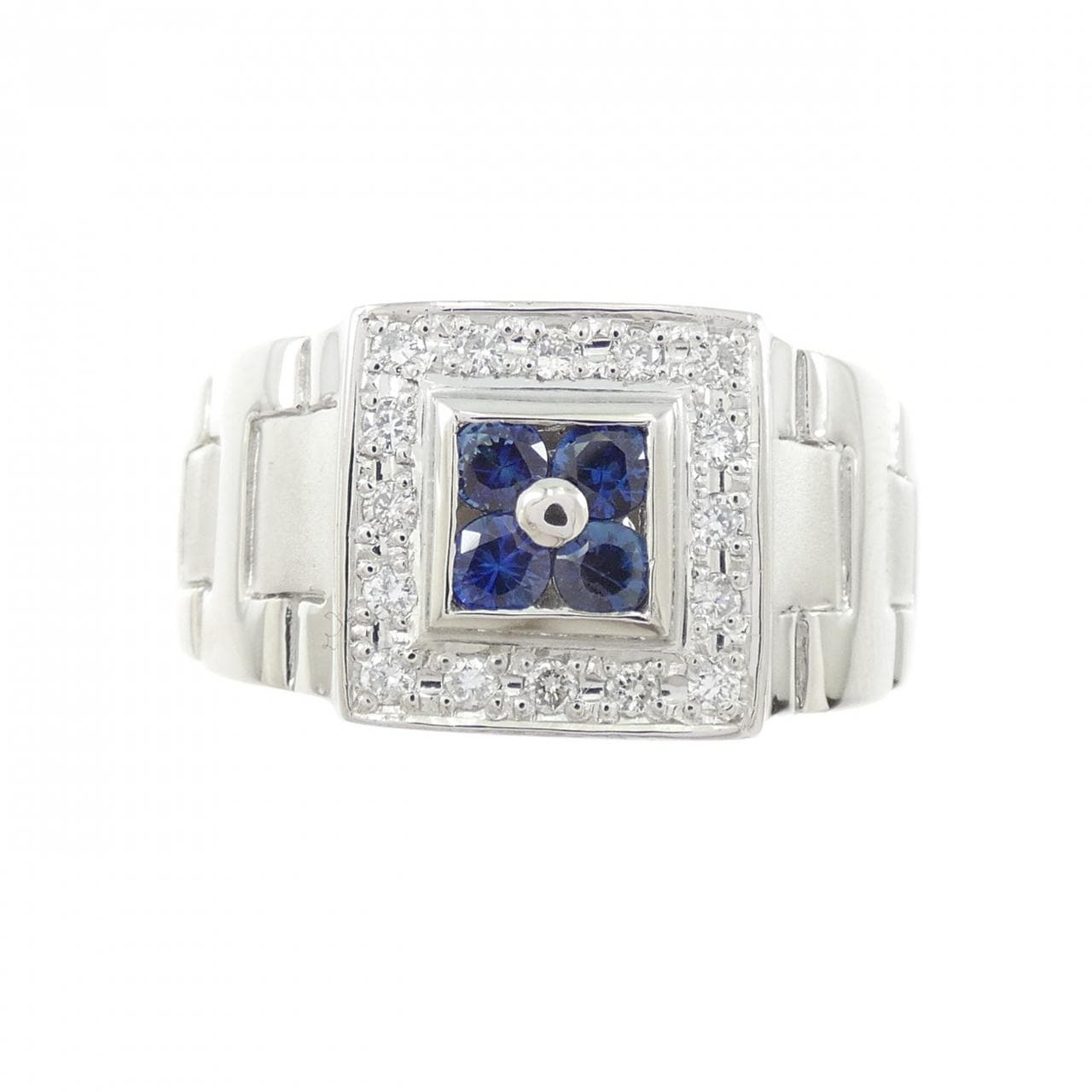 PT900 サファイヤ リング 0.38CT