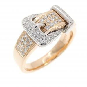 750PG/750WG ダイヤモンド リング 0.38CT