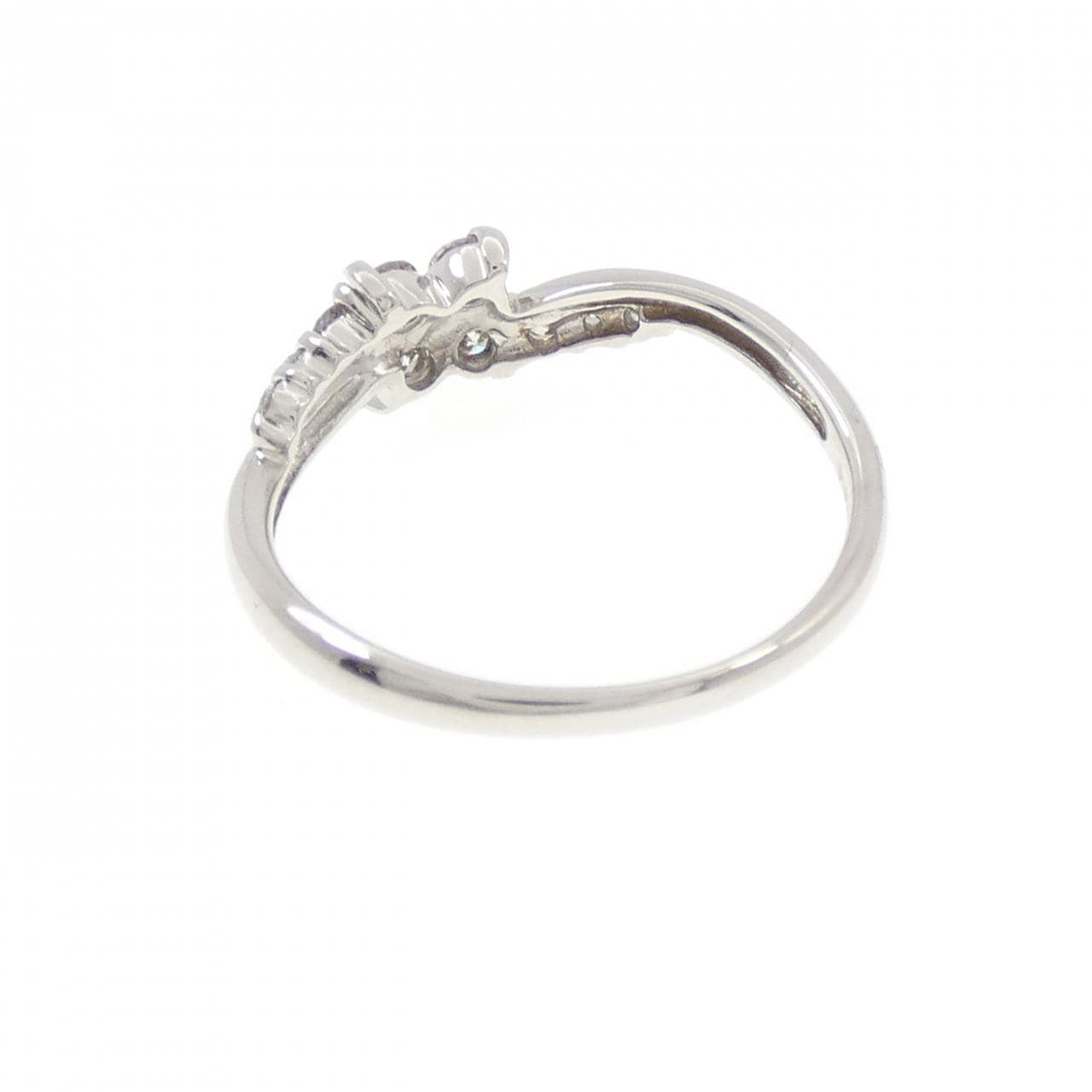 PT900 フラワー ダイヤモンド リング 0.30CT