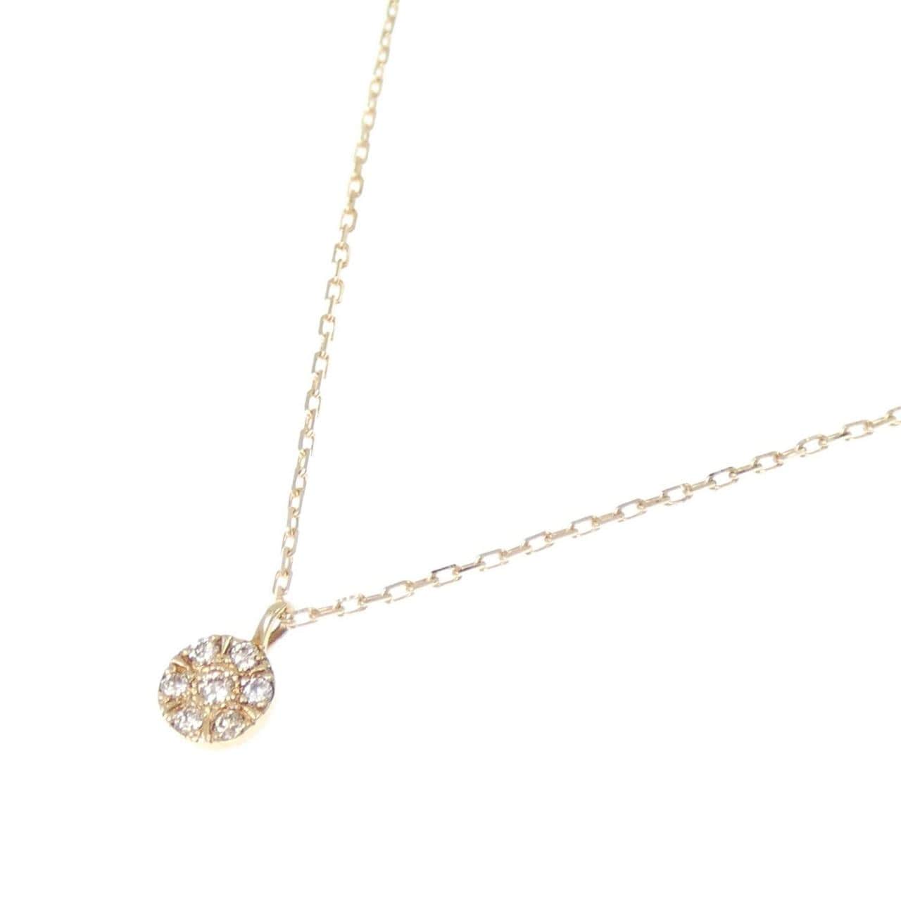 アガット ダイヤモンド ネックレス 0.03CT