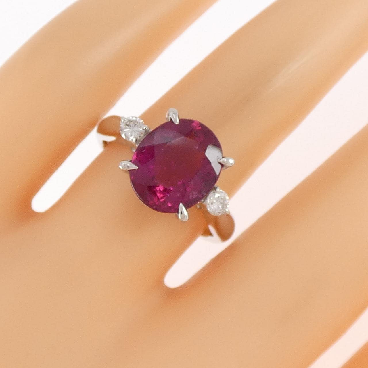 PT900 ルベライトトルマリン リング 3.21CT
