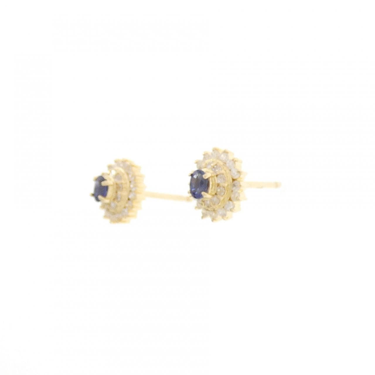 K18YG サファイヤ ピアス 0.15CT