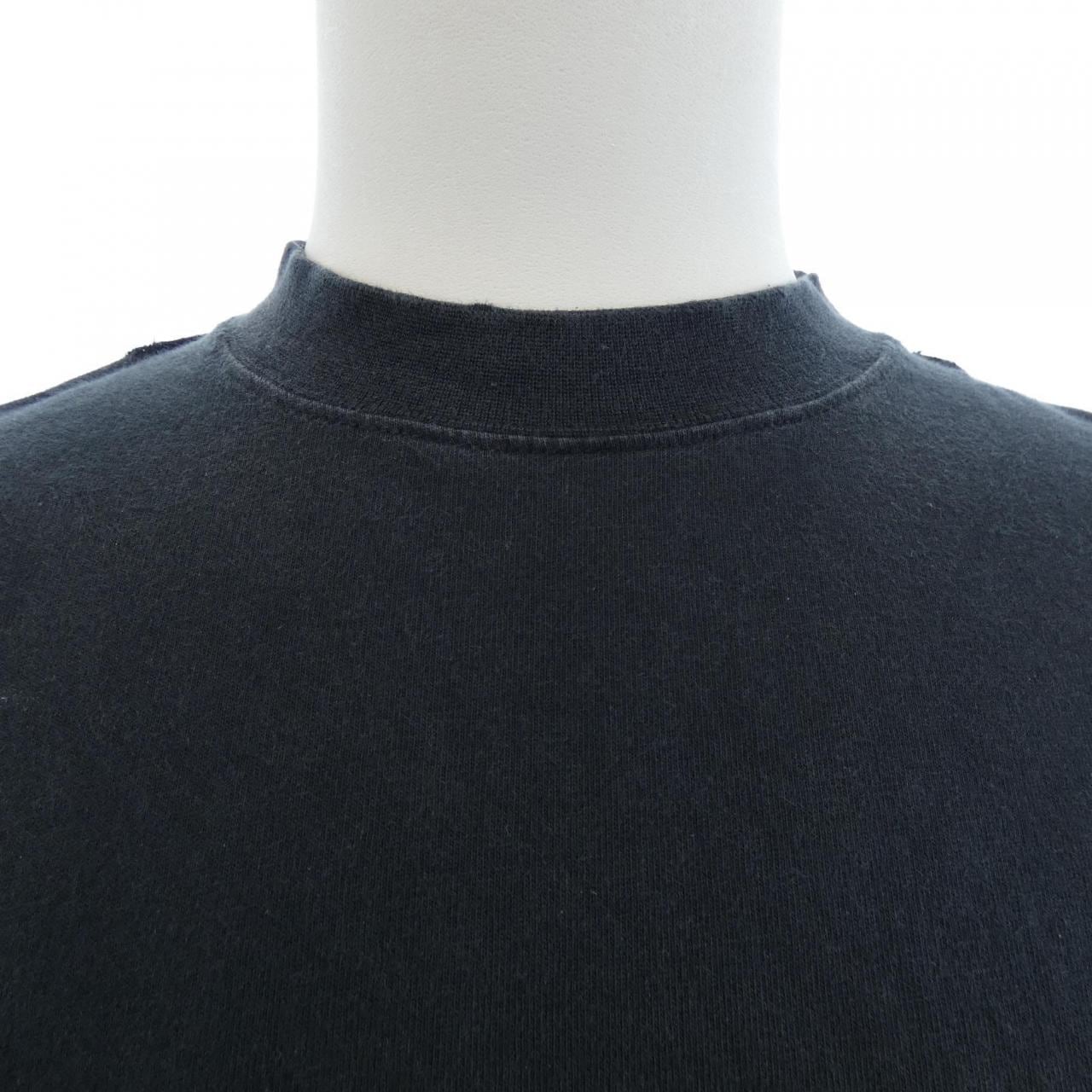 バレンシアガ BALENCIAGA METAL LOGO CRASHED 694576 TMV88 UNISEX Tシャツ