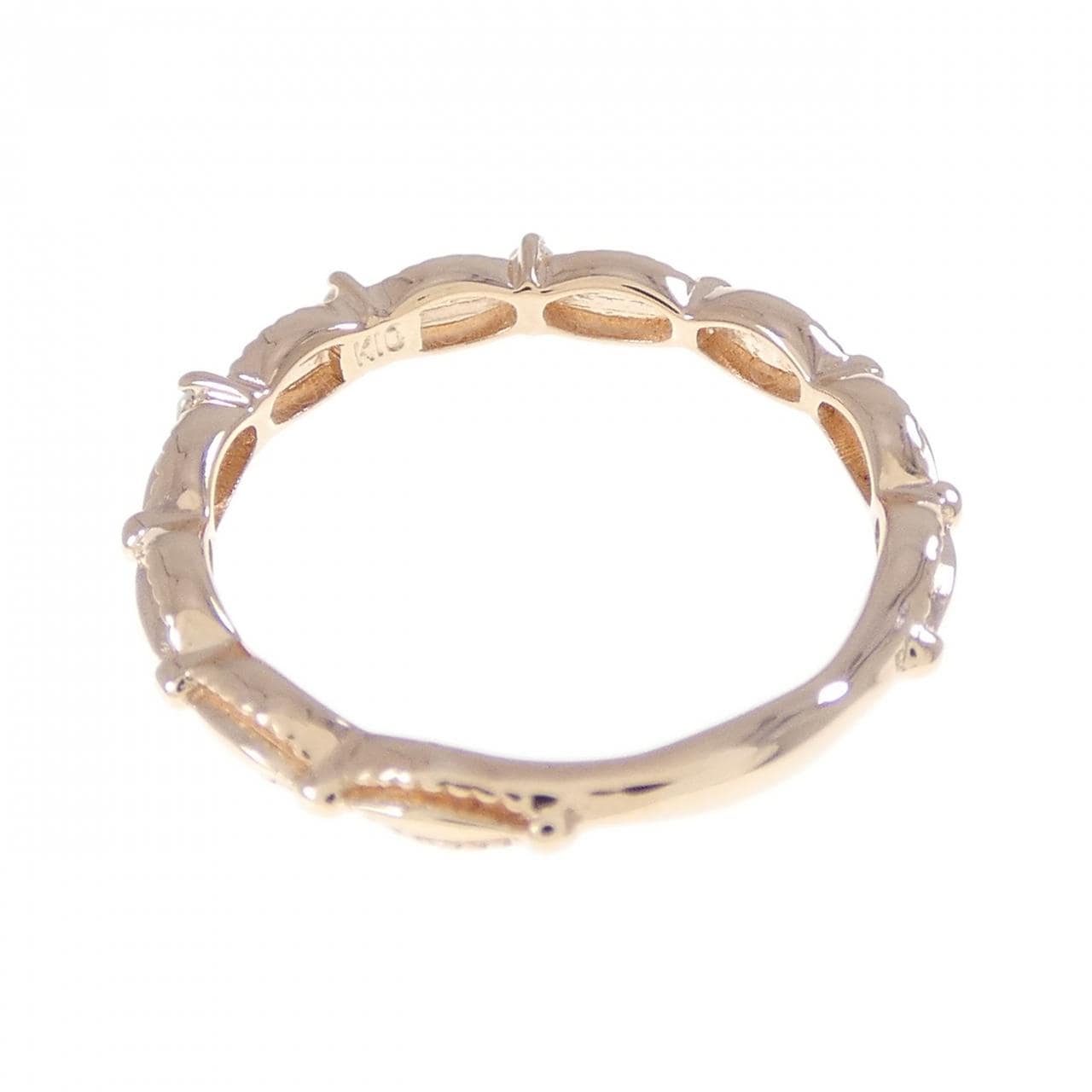 アガット ダイヤモンド リング 0.02CT