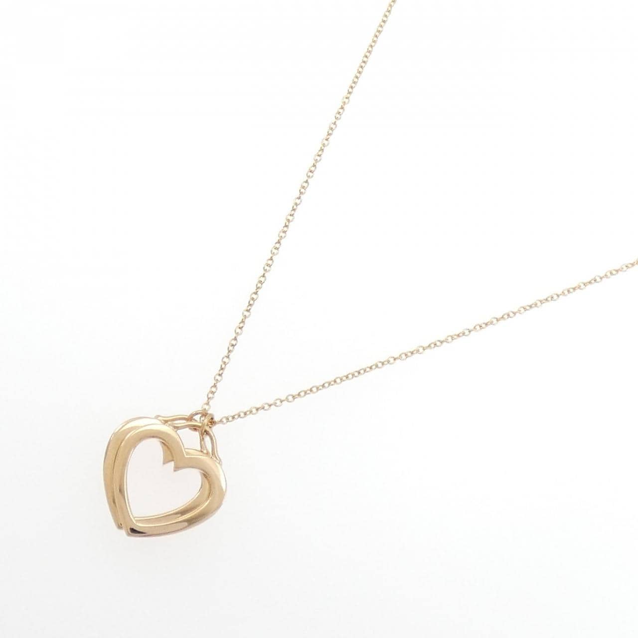 ティファニー センチメンタルダブルハート ネックレス
