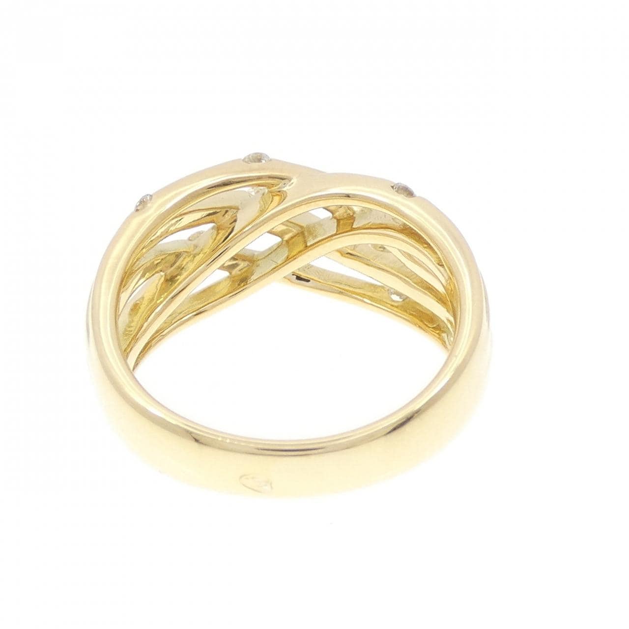 K18YG ダイヤモンド リング 0.54CT