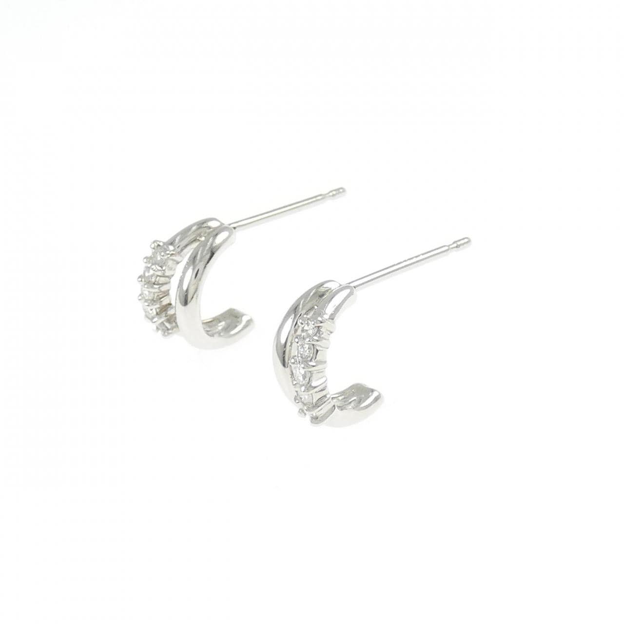 PT900 ダイヤモンド ピアス