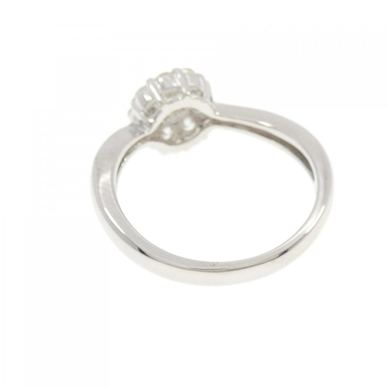 PT900 フラワー ダイヤモンド リング 0.50CT