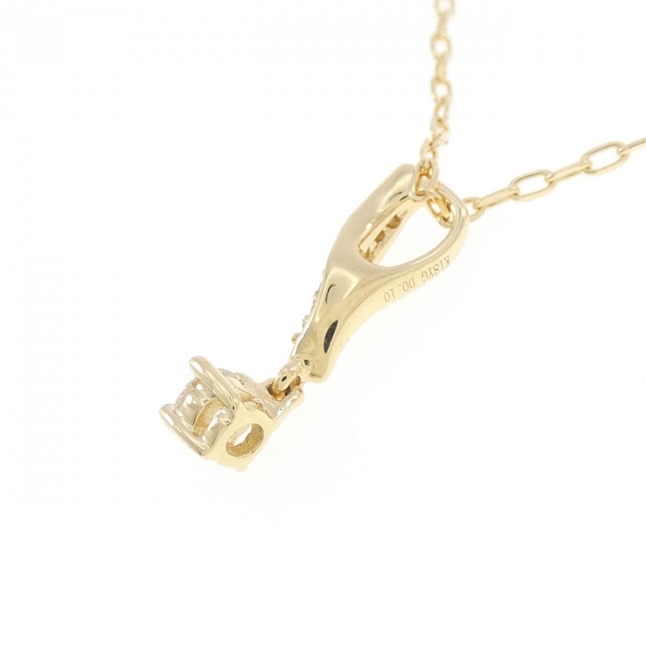 K18YG ダイヤモンド ネックレス 0.10CT
