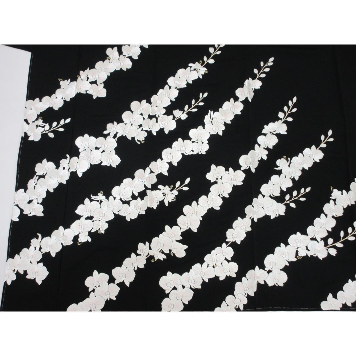 【新品】訪問着 尾峨佐 刺繍加工