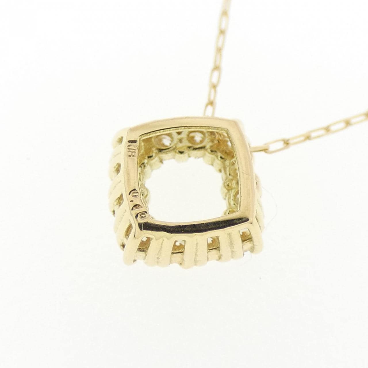【新品】K18YG ダイヤモンド ネックレス 0.10CT