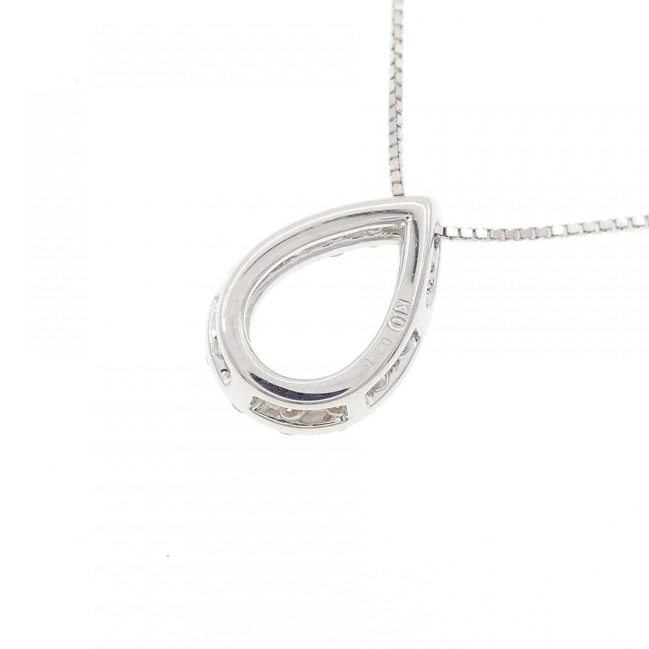 K10WG ダイヤモンド ネックレス 0.28CT