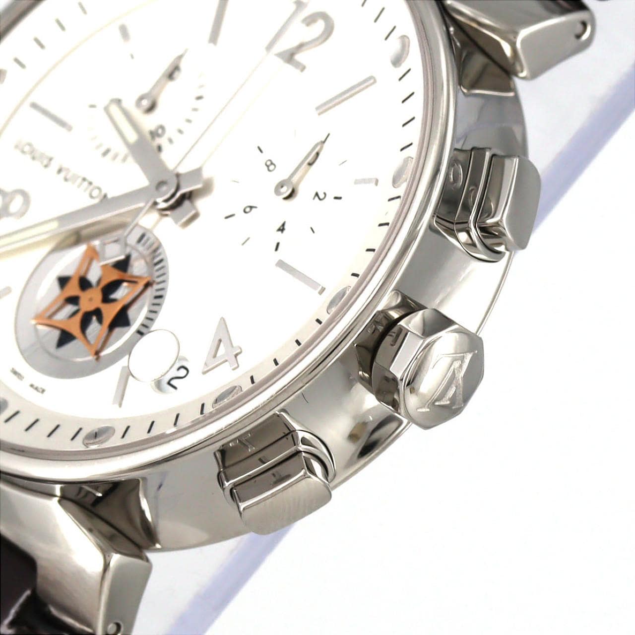 ルイヴィトン タンブールムーンスターGMクロノグラフ Q8D10 SS クォーツ