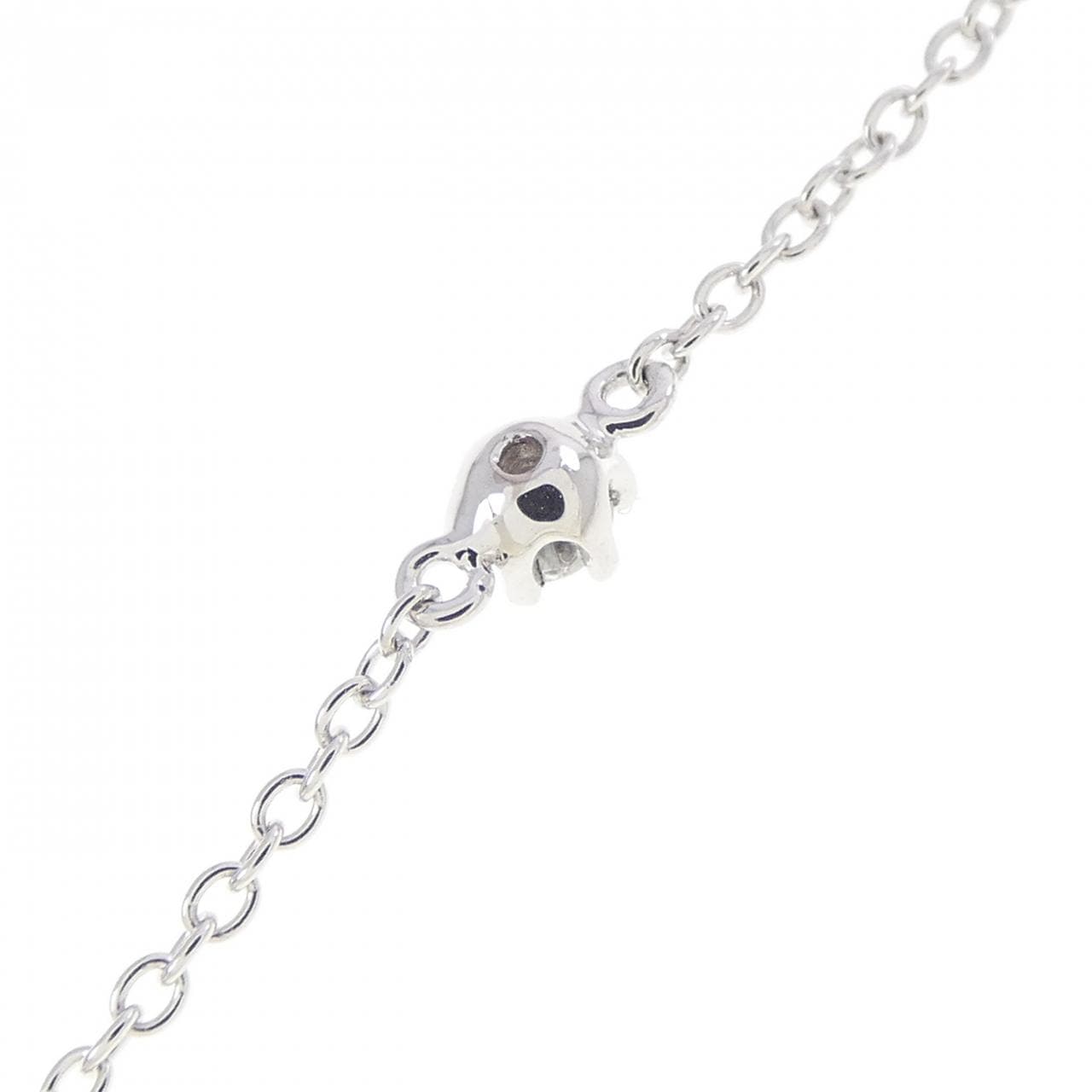 K18WG ダイヤモンド ネックレス 0.05CT