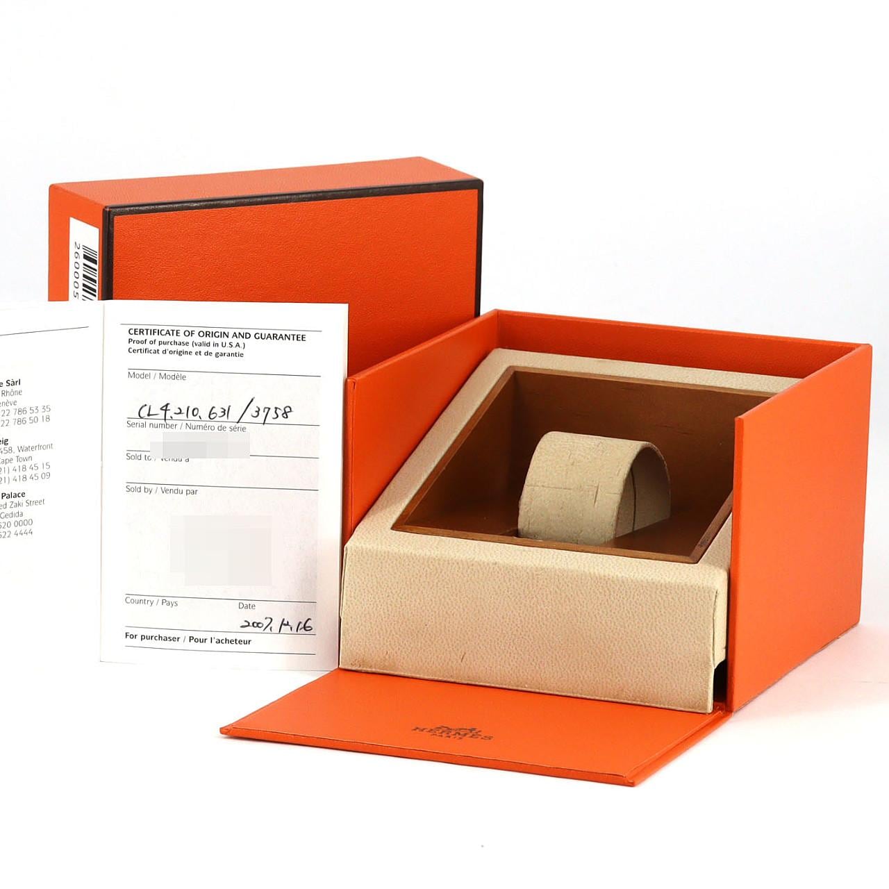 エルメス クリッパー CL4.210 SS クォーツ