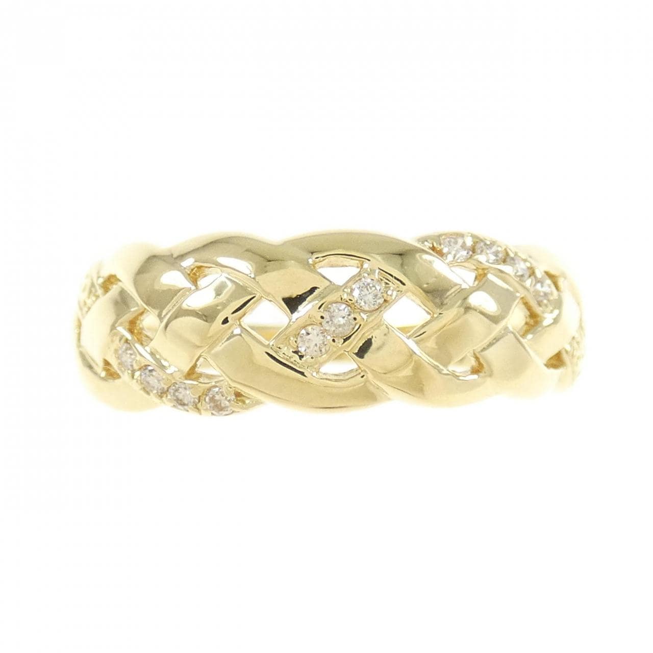 K18YG ダイヤモンド リング 0.05CT