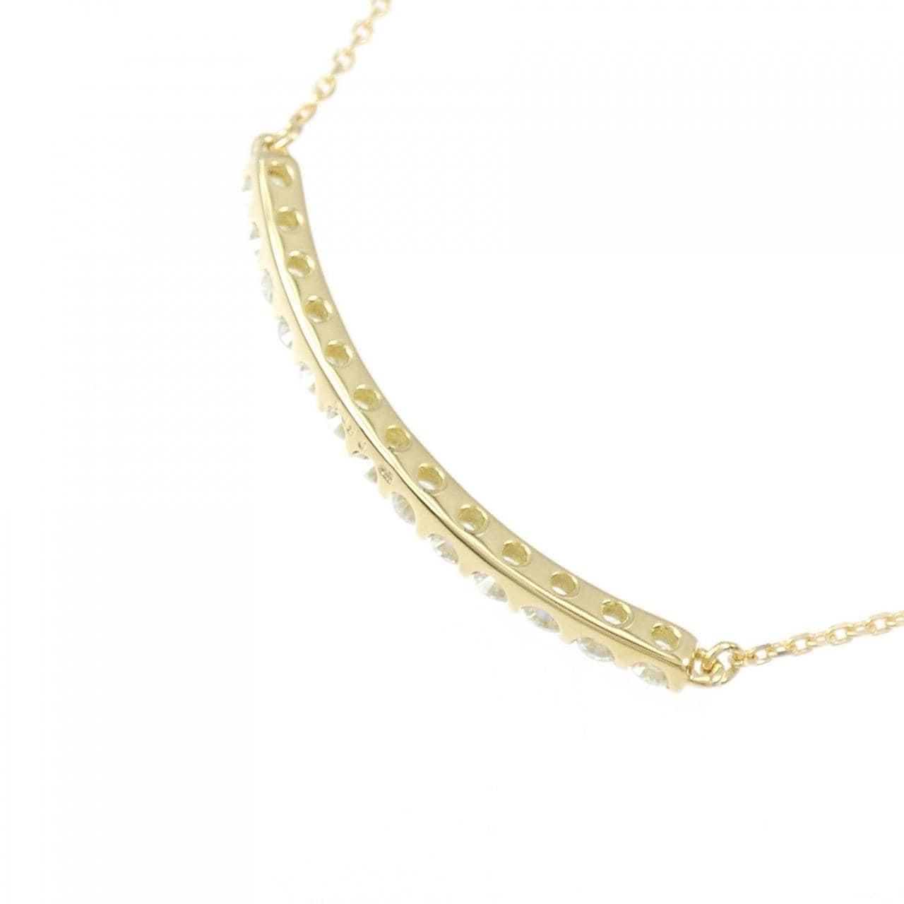 [BRAND NEW] K18YG Diamond necklace 0.504CT