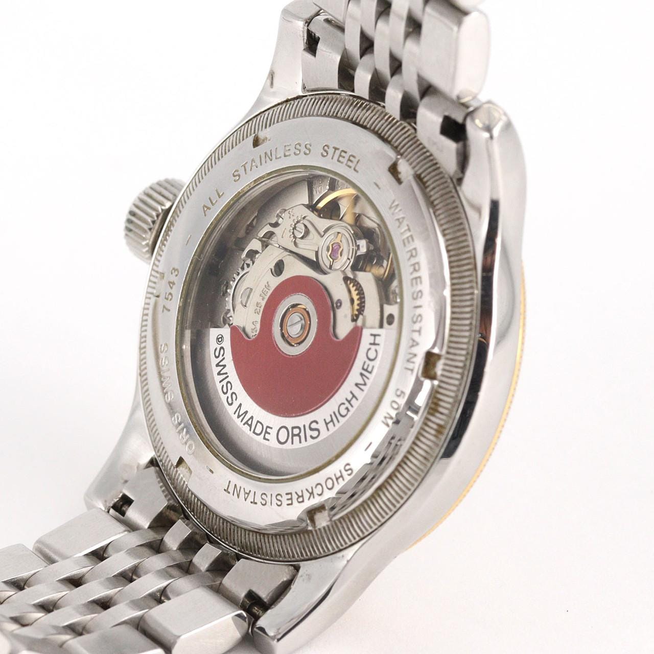 【ノーメンテナンス還元価格】オリス ビッグクラウンポインターデイト 7543 SSxGP 自動巻