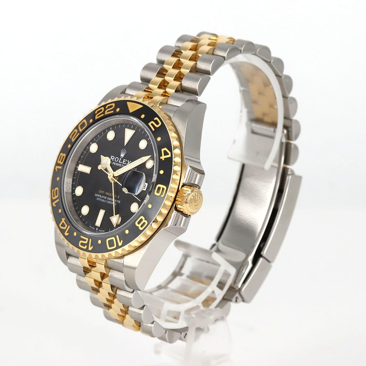 ロレックス GMTマスターⅡ 126713GRNR SSxYG 自動巻 ランダム番