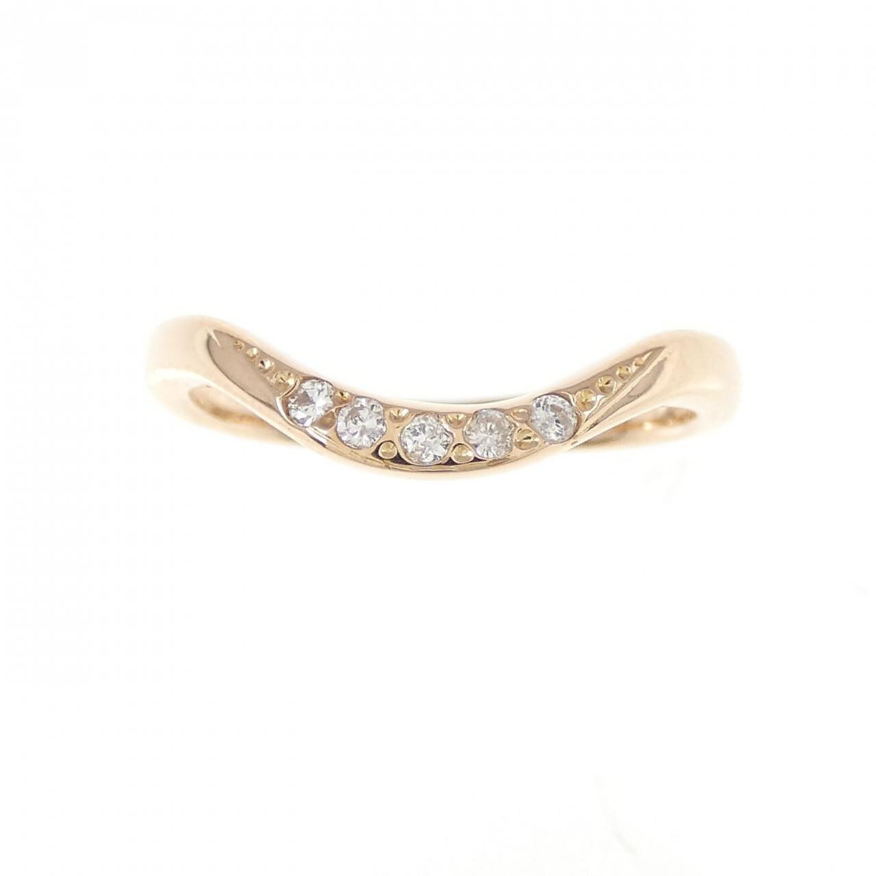 K18PG ダイヤモンド リング 0.07CT