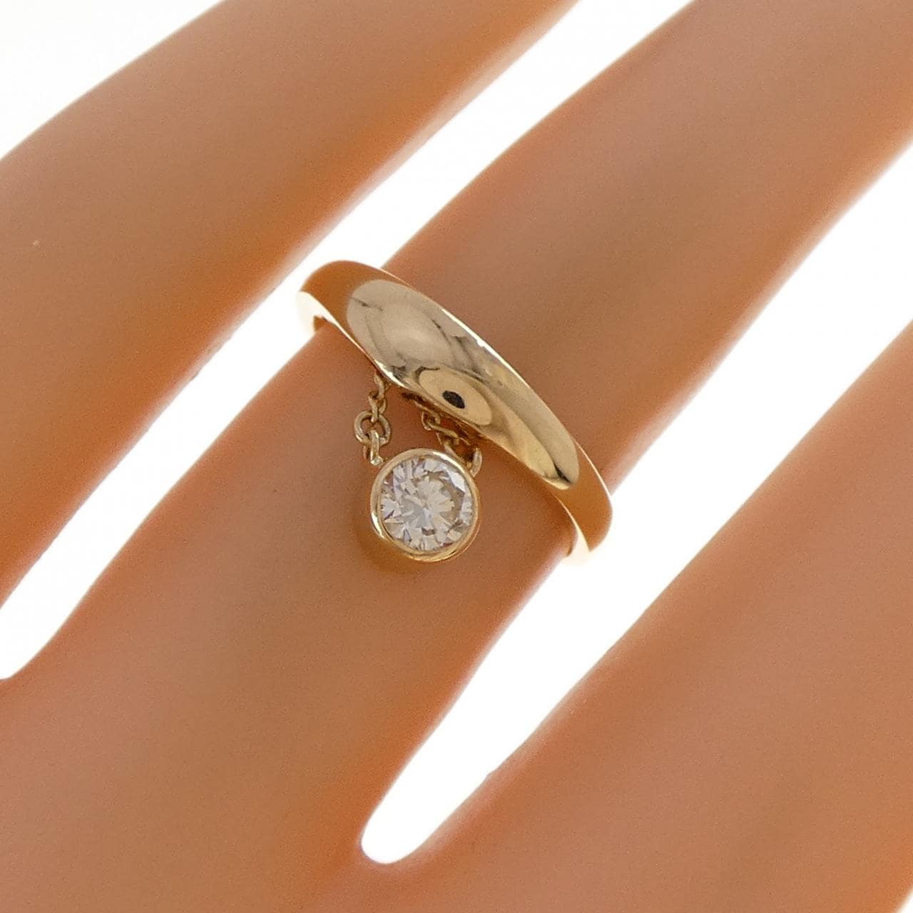 K18YG ダイヤモンド リング 0.21CT