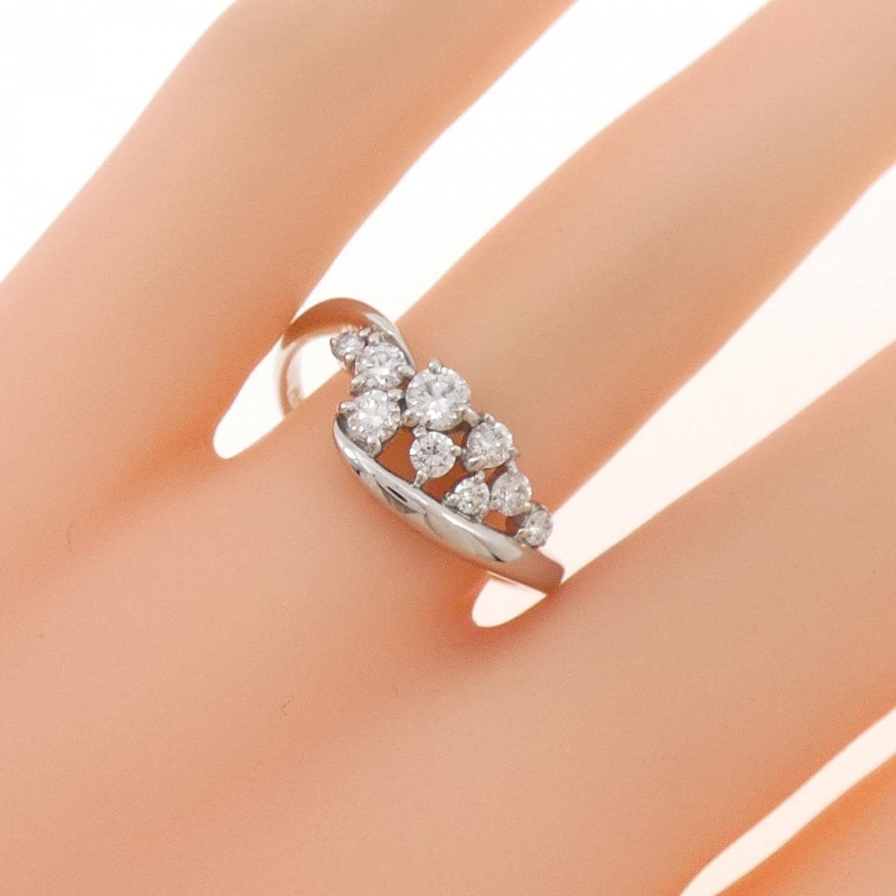 PT900 ダイヤモンド リング 0.43CT