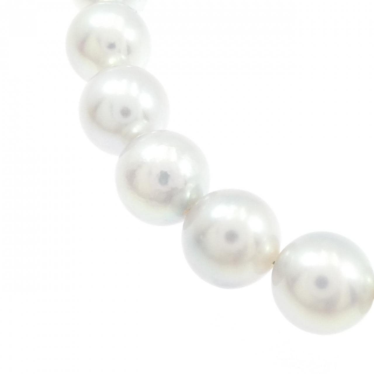 シルバークラスプ アコヤパール ネックレス 7.5-8mm
