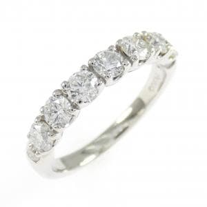 PT900 ハーフエタニティ ダイヤモンド リング 1.00CT