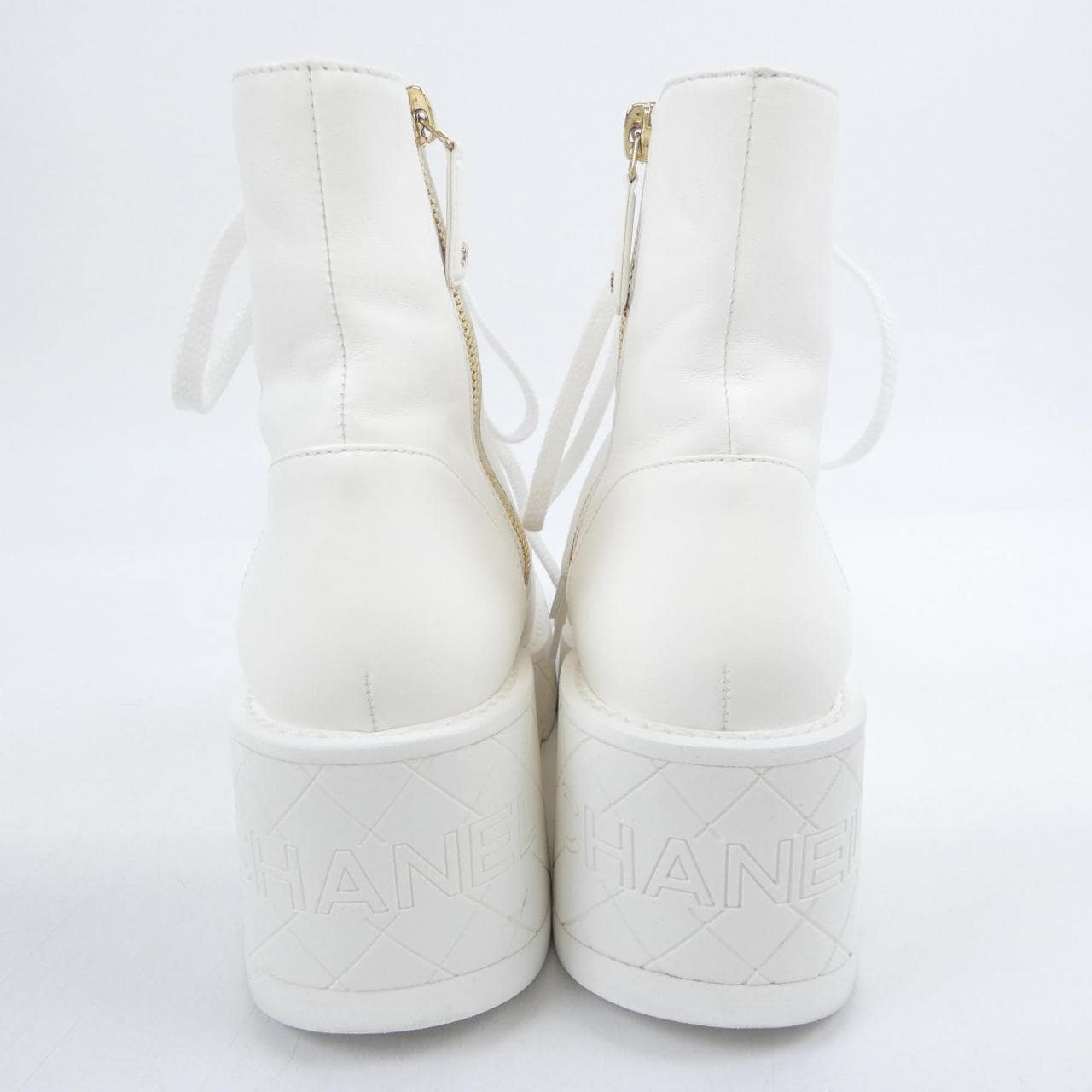 シャネル CHANEL コンバットブーツ COMBAT BOOTS G45388X01000 ブーツ