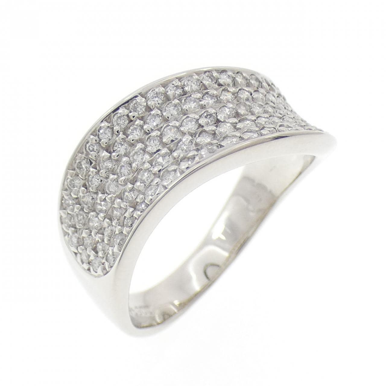 PT900 パヴェ ダイヤモンド リング 0.50CT