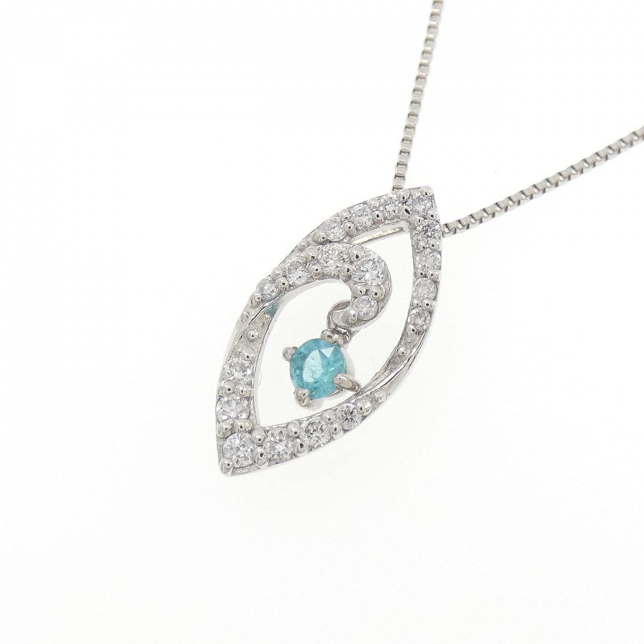 PT900/PT850 トルマリン ネックレス 0.05CT