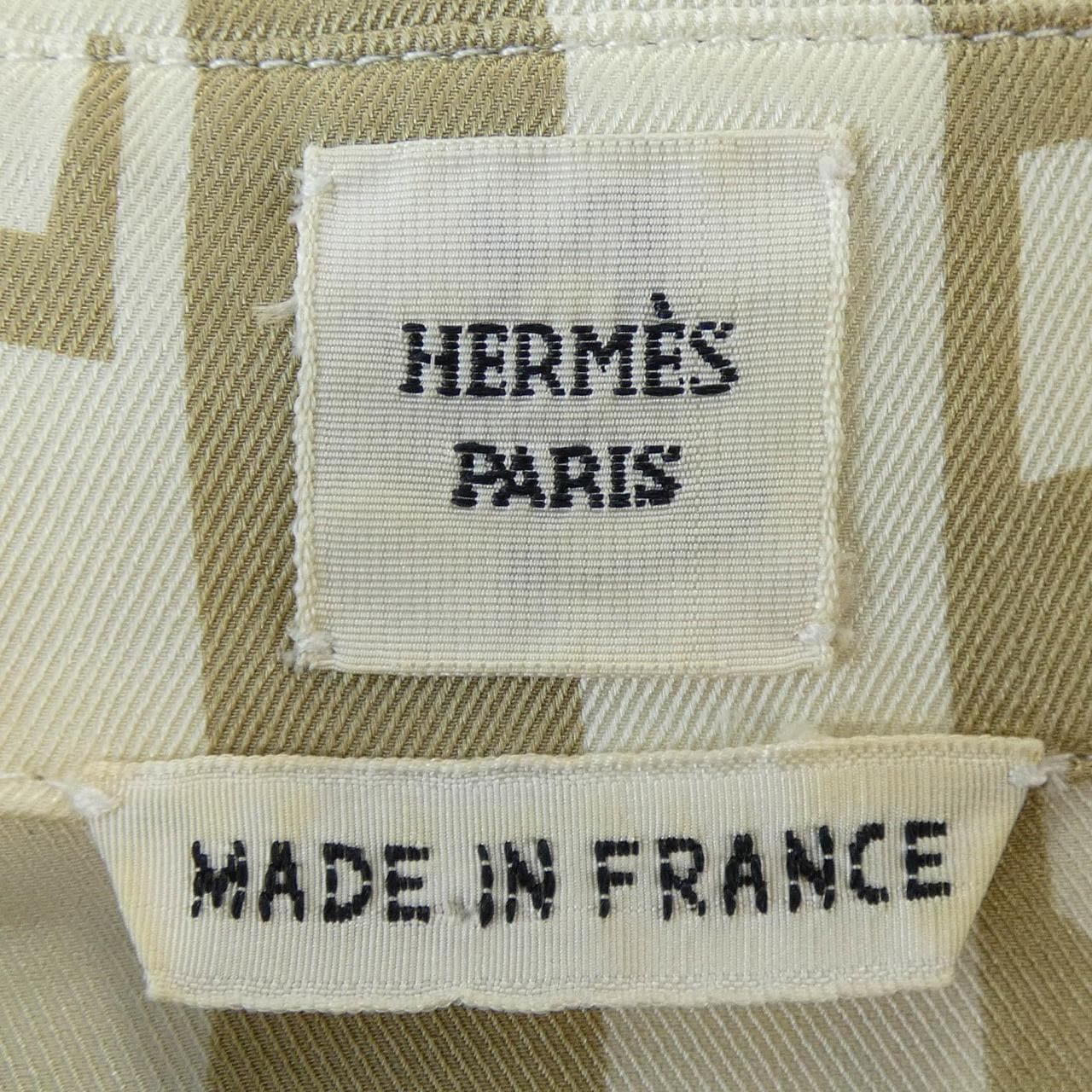 エルメス HERMES ツイルレーヌ シャツ