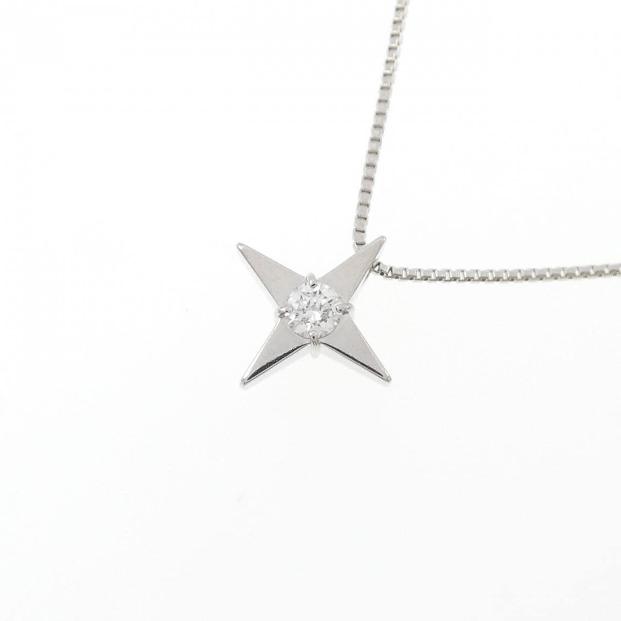 PT900/PT850 ダイヤモンド ネックレス 0.10CT