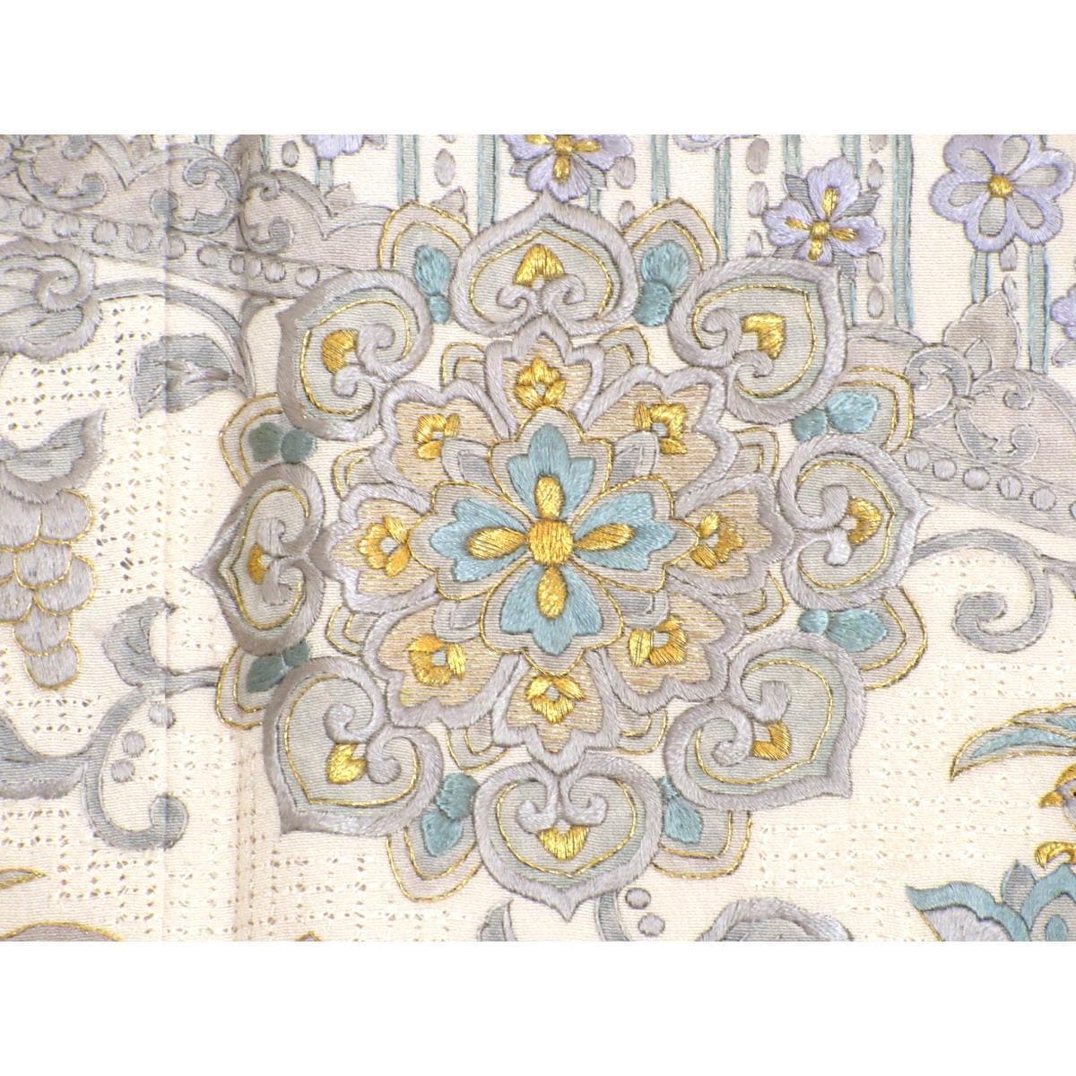 【未使用品】訪問着　刺繍加工