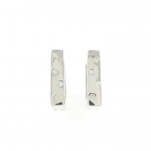 K18WG ダイヤモンド イヤリング 0.10CT