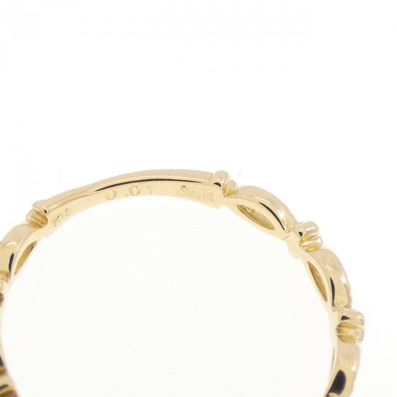 シエナ ロゼ ダイヤモンド ピンキー リング 0.01CT